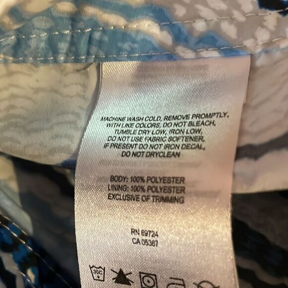 Columbia swim trunks mens 34/44 blue white gray stripe 💙🌻💙 - Picture 6 of 6